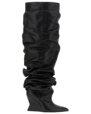 Balmain Over-Knee Boots - Negro