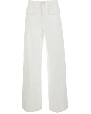 FRAME Wide Jeans - Blanco