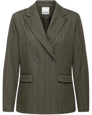 Ichi Rosin Jacquard Stripe - Groen