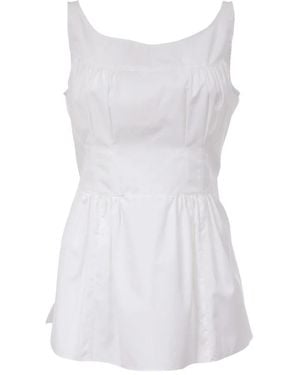Aspesi Sleeveless Tops - White