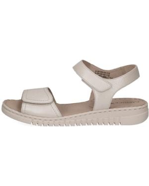 Caprice Flache Sandalen - Mettallic