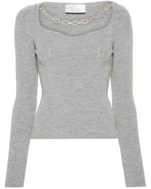 GIUSEPPE DI MORABITO Round-Neck Knitwear - Grijs