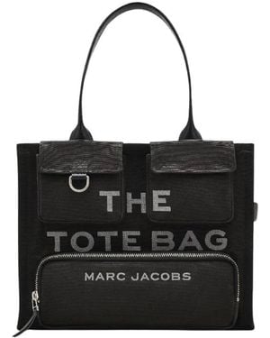 Marc Jacobs Tote Grande Multibolsillos - Schwarz