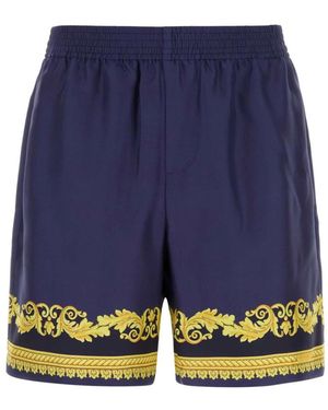 Versace Korte Broeken ,Blauw ,Casual Shorts