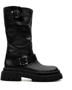 Zoe High Boots - Black