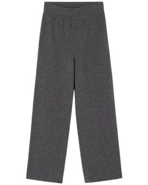 Rohe Compact Gebreide Broek - Grijs