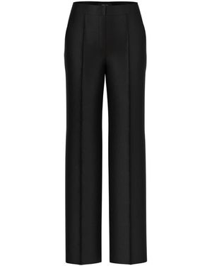 Marc Cain Straight Trousers - Negro
