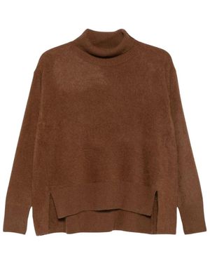 C.T.Plage Roll Neck Sweater - Braun