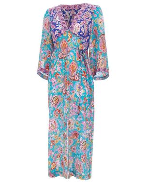 RIXO London Maxi Dresses - Azul