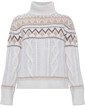 Bogner Cashmere Knitwear - Blanco