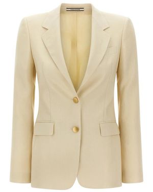 Tagliatore Parigi Single-Piece Leinenblazer - Natur