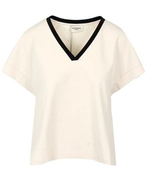 Weekend by Maxmara Tops ,Wit ,Katoen T-Shirts - Naturel