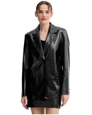 Isabelle Blanche Enkelrijige Blazer - Zwart