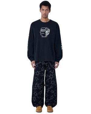 Brain Dead Wide Trousers - Blu