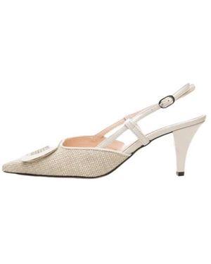 Poche Paris Elegante Sandalen - Weiß