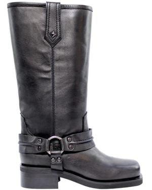 Zoe High Boots - Gris