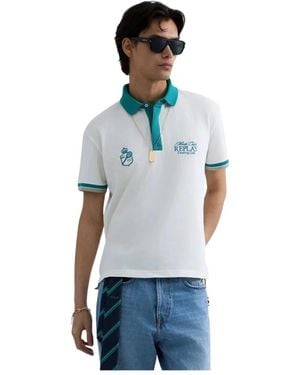 Replay Polo Shirts - Blue