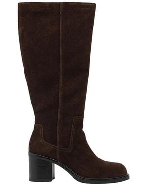 Vagabond Shoemakers Schoenen ,Bruin ,Katoen Meryl Knee High Boot