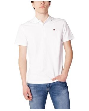 Napapijri Polo Shirts - Wit