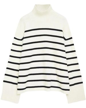 Anine Bing Courtney-maglione - Bianco