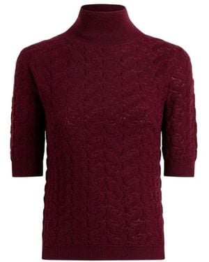 Etro Wol Trui Met Coltrui - Rood