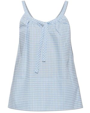 Posse Tops ,Blauw ,Katoen Lila Katoenen Top