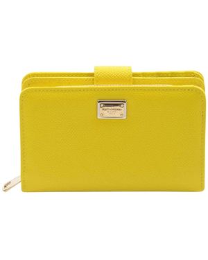 Dolce & Gabbana Wallets & Cardholders - Yellow