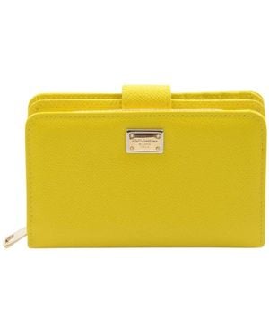 Dolce & Gabbana Wallets & Cardholders - Yellow
