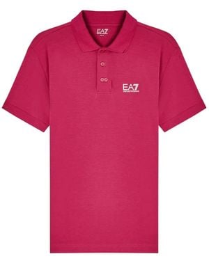 EA7 Polo Shirts - Rosa