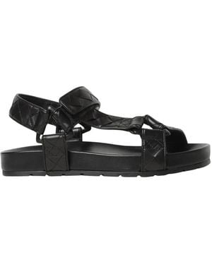 Bottega Veneta Flat Sandals - Black