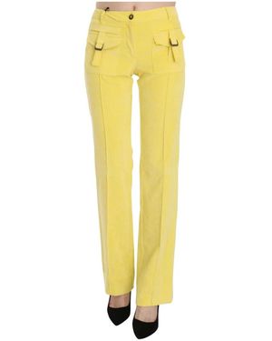 Just Cavalli Straight Pants - Yellow