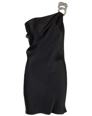 Stella McCartney Falabella One-Shoulder Mini Dress - Schwarz