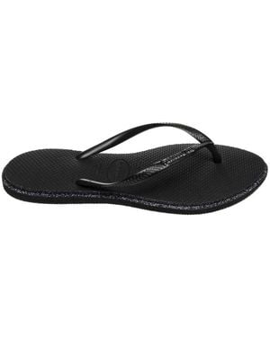Havaianas Slim Point Glitter - Schwarz