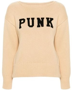 R13 Round-Neck Knitwear - Neutro