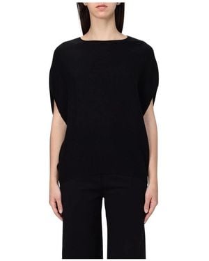 Emporio Armani Round-Neck Knitwear - Black