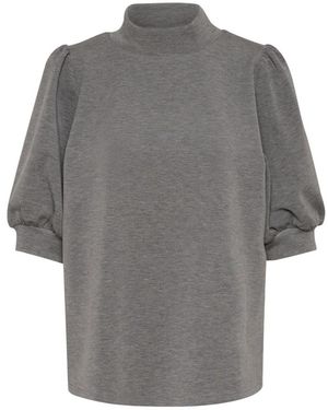 My Essential Wardrobe De Rollneck - Grijs