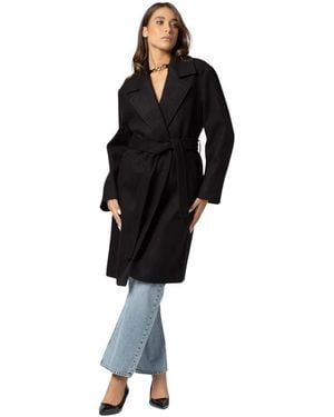 Kocca Belted Coats - Negro