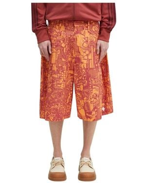 Marcelo Burlon Casual Shorts - Rood