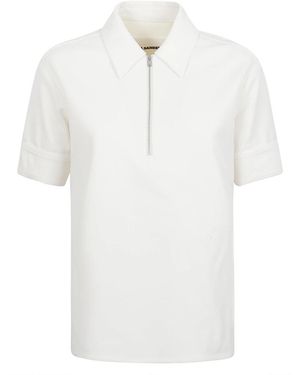 Jil Sander Polo Shirts - White