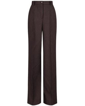 Dolce & Gabbana Wide Pants - Brown