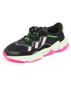 adidas Fucsia Stof/Suede Schoen Ozweego Model - Groen