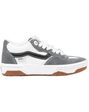 Vans Bicolour Suede Leather Low Top Trainers - White