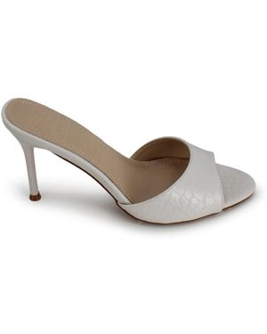 TWENTYFOUR Heeled Mules - Grigio