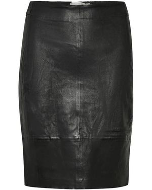 Inwear Leather Skirts - Negro