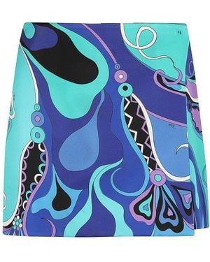 PUCCI Short Skirts - Azul