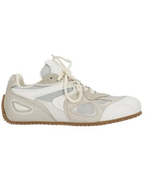 Axel Arigato Slow Runner Leather-Blend Trainers - White
