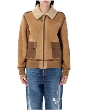 Ralph Lauren Leather Jackets - Blue