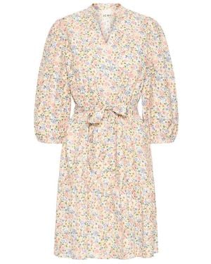 Ichi Midi Dresses - Natural