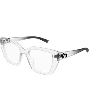 Gucci Cat Eye Brillen - Mettallic