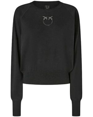 Pinko Round-Neck Knitwear - Noir